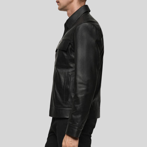 Eshan Genuine Leather Jacket For Men